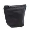 Black Cotton Cosmetic Bag